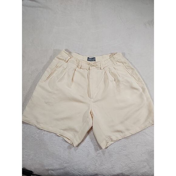 Lords‎ & Taylor The Kensington Collection Men's Linen Blend Shorts 36 Yellow - Picture 1 of 8